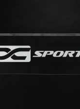 DC Sports White Die Cut Sticker                                     - DCSTICKER02 - Image 2