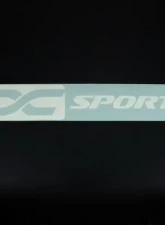DC Sports White Die Cut Sticker                                     - DCSTICKER02 - Image 2