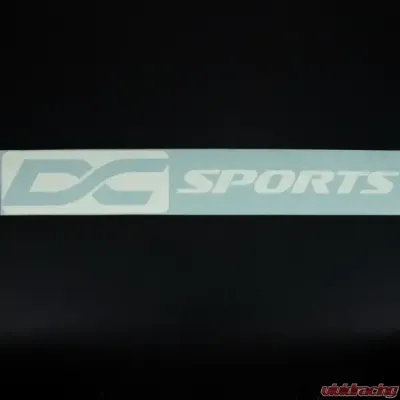 DC Sports White Die Cut Sticker - DCSTICKER02