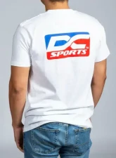DC Sports Branded T-Shirt White                                     - DCT400M - Image 3
