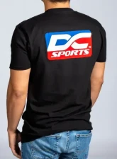 DC Sports Branded T-Shirt Black                                     - DCT500M - Image 5