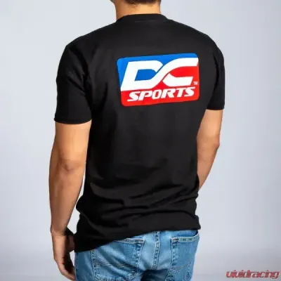 DC Sports Branded T-Shirt Black - DCT500S