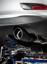 DC Sport 2.875" Inlet 3.87" Outlet Universal Bolt On Exhaust Slant Cut Tip Black                                     - EX-1013B - Image 2