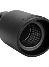 DC Sport 2.875" Inlet 3.87" Outlet Universal Bolt On Exhaust Slant Cut Tip Black                                     - EX-1013B - Image 4