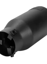 DC Sport 2.875" Inlet 3.87" Outlet Universal Bolt On Exhaust Slant Cut Tip Black                                     - EX-1013B - Image 5