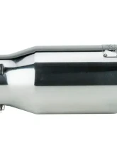 DC Sport 2.875" Inlet 3.87" Outlet Universal Bolt On Exhaust Slant Cut Tip Polished                                     - EX-1013 - Image 3