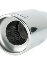 DC Sport 2.875" Inlet 3.87" Outlet Universal Bolt On Exhaust Slant Cut Tip Polished                                     - EX-1013 - Image 5