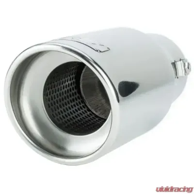 DC Sport 2.875" Inlet 3.87" Outlet Universal Bolt On Exhaust Slant Cut Tip Polished - EX-1013