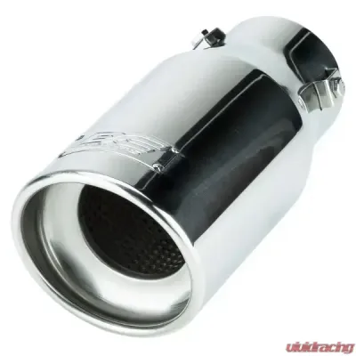 DC Sport 2.875" Inlet 3.87" Outlet Universal Bolt On Exhaust Slant Cut Tip Polished - EX-1013