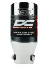 DC Sport 2.875" Inlet 3.87" Outlet Universal Bolt On Exhaust Slant Cut Tip Polished                                     - EX-1013 - Image 7