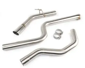 DC Sports Muffler Delete Exhaust System Polished Nissan Sentra 2020-2024