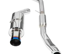 DC Sports Single Canister Exhaust Burnt Nissan 370Z 2009-2021