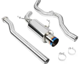 DC Sports Catback Single Canister Exhaust Burnt Subaru WRX | STI 2015-2021