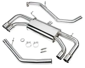 DC Sports Axleback Exhaust Tip Polished Toyota Corolla 2019-2021