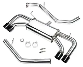 DC Sports Axleback Exhaust Tip Black Toyota Corolla 2019-2021