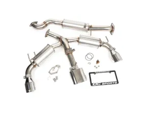 DC Sports Polished Triple Exit Exhaust Toyota GR Corolla 2023+