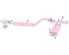 Fujitsubo Legalis R Exhaust Nissan Pulsar GTI-R 1990-1995