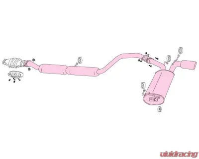 Fujitsubo Legalis R Exhaust Nissan Pulsar GTI-R 1990-1995 - 760-12032