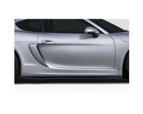 2016 Porsche Cayman GT4 981 AF-1 Side Skirt Splitters ( GFK ) - 2 Piece