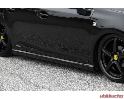 AimGain Hybrid Sport Side Skirts L+R FRP Lexus CT200h F-Sport Zenki 2011-2013 - AIM-HS-CT200HFS-Z-SS-FRP