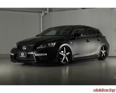 AimGain Hybrid Sport Side Skirts L+R FRP Lexus CT200h F-Sport Zenki 2011-2013 - AIM-HS-CT200HFS-Z-SS-FRP