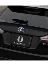 AimGain Hybrid Sport Trunk Spoiler FRP Lexus CT200h F-Sport Zenki 2011-2013                                     - AIM-HS-CT200HFS-Z-TS-FRP - Image 2