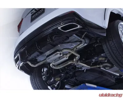AimGain Pure VIP Exe Loop Muffler NX200T S/S Lexus NX200t | 300h F-Sport Zenki 2015-2017 - AIM-NX300HFS-Z-LM200t-SS