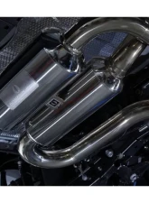 AimGain Pure VIP Exe Loop Muffler NX300H S/S Lexus NX200t | 300h F-Sport Zenki 2015-2017                                     - AIM-NX300HFS-Z-LM300h-SS - Image 2