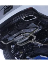 AimGain Pure VIP Exe Loop Muffler NX300H S/S Lexus NX200t | 300h F-Sport Zenki 2015-2017                                     - AIM-NX300HFS-Z-LM300h-SS - Image 3