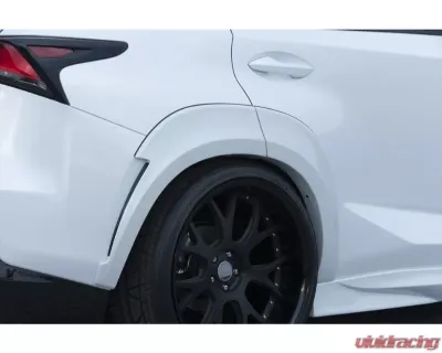 AimGain Pure VIP Exe Front + Rear Over Fender Set FRP Lexus NX200t | 300h F-Sport Zenki 2015-2017 - AIM-NX300HFS-Z-OFK-FRP