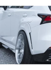 AimGain Pure VIP Exe Front + Rear Over Fender Set FRP Lexus NX200t | 300h F-Sport Zenki 2015-2017                                     - AIM-NX300HFS-Z-OFK-FRP - Image 4
