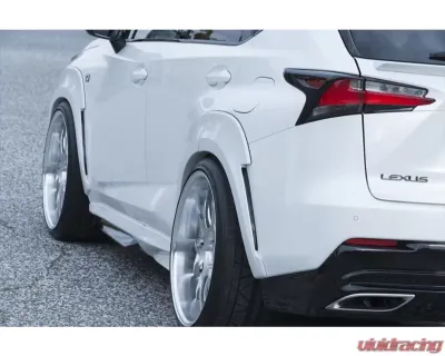 AimGain Pure VIP Exe Front + Rear Over Fender Set FRP Lexus NX200t | 300h F-Sport Zenki 2015-2017 - AIM-NX300HFS-Z-OFK-FRP