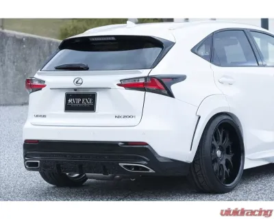 AimGain Pure VIP Exe Rear Under Spoiler FRP Lexus NX200t | 300h F-Sport Zenki 2015-2017 - AIM-NX300HFS-Z-RUS-FRP