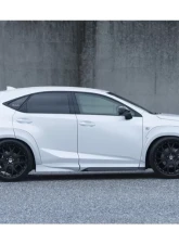 AimGain Pure VIP Exe Side Skirts L+R FRP Lexus NX200t | 300h F-Sport Zenki 2015-2017                                     - AIM-NX300HFS-Z-SS-FRP - Image 3