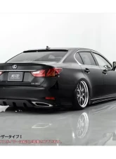AimGain Pure VIP Side Skirts L+R FRP Lexus GS450h | 350 | 250 | 300h Zenki 2011-2015                                     - AIM-PVIP-10GS-Z-SS-FRP - Image 3