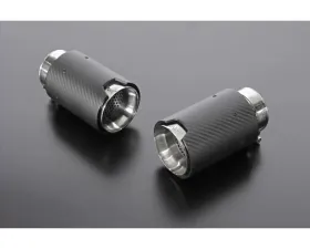 AimGain Pure VIP GT Carbon Shot Muffler Cutter L+R Carbon Lexus GS350 | 430 Kouki 2007-2011