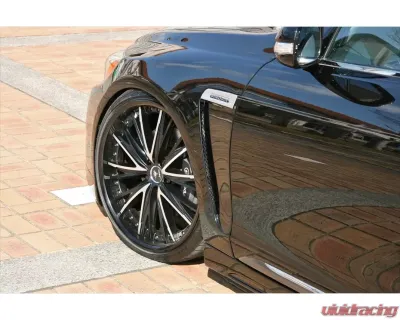 AimGain Pure VIP Front Ducted Fenders L+R FRP Lexus GS350 | 430 Kouki 2007-2011 - AIM-PVIP-19GS-K-FF-FRP