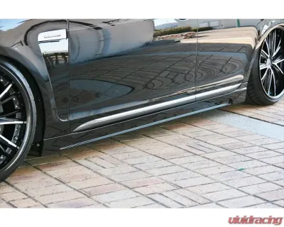 AimGain Pure VIP Side Skirts L+R FRP Lexus GS350 | 430 Kouki 2007-2011 - AIM-PVIP-19GS-K-SS-FRP