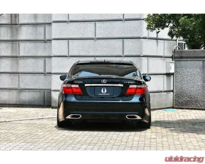 AimGain Pure VIP Rear Bumper FRP Lexus LS460 | LS600h | LS600hL Base 2006-2009 - AIM-PVIP-LS460/600H-Z-RB-FRP