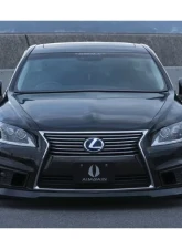 AimGain Pure VIP Front Bumper FRP Lexus LS460 | LS600h | LS460L | LS600hL Base 2012-2017                                     - AIM-PVIP-LS460/LS600HB-K-FB-FRP - Image 3