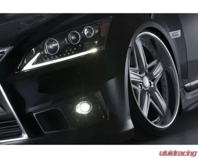 AimGain Pure VIP Fog Lights Insert Kit L+R Lexus LS460 | LS600h | LS460L | LS600hL Base 2012-2017 - AIM-PVIP-LS460/LS600HB-K-FLIK-FRP