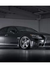 AimGain Pure VIP Side Skirts L+R FRP Lexus LS460 | LS600h | LS460L | LS600hL Base 2012-2017                                     - AIM-PVIP-LS460/LS600HB-K-SS-FRP - Image 3