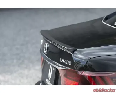AimGain Pure VIP Trunk Spoiler FRP Lexus LS460 | LS600h | LS460L | LS600hL Base 2012-2017 - AIM-PVIP-LS460/LS600HB-K-TS-FRP