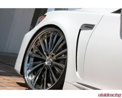 AimGain Pure VIP Front Ducted Fenders L+R FRP Lexus LS600h | LS600hL Base 2009-2012 - AIM-PVIP-LS600H/HL-CH-FF-FRP