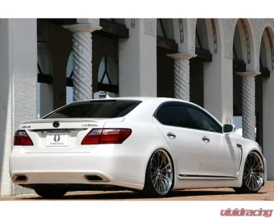 AimGain Pure VIP Rear Bumper FRP Lexus LS600h | LS600hL Base 2009-2012 - AIM-PVIP-LS600H/HL-CH-RB-FRP