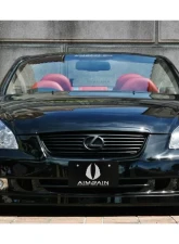 AimGain Pure VIP Front Bumper W/ Mesh FRP Lexus SC430 2005-2010                                     - AIM-PVIP-SC430-K-FB-FRP - Image 2