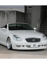 AimGain Pure VIP Front Bumper W/ Mesh FRP Lexus SC430 2001-2005                                     - AIM-PVIP-SC430-Z-FB-FRP - Image 3