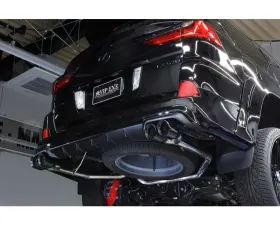 AimGain Pure VIP Exe Type 1 Black Shot Muffler S/S Black Tips Lexus LX570 Kouki 2015-2021