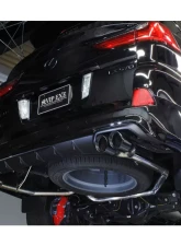 AimGain Pure VIP Exe Type 1 Black Shot Muffler S/S Black Tips Lexus LX570 Kouki 2015-2021                                     - AIM-PVIPEXE-LX570-K-BSMT1-SS - Image 2