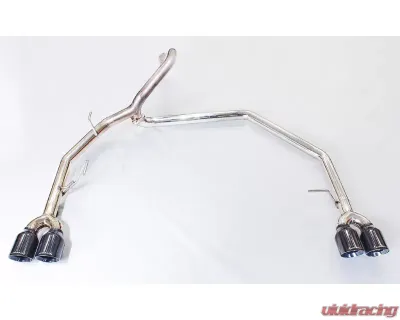 AimGain Pure VIP Exe Type 1 Black Shot Muffler S/S Black Tips Lexus LX570 Kouki 2015-2021 - AIM-PVIPEXE-LX570-K-BSMT1-SS